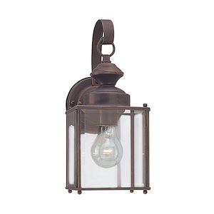 Sea Gull Lighting-One Light Outdoor Wall Fixture in Transitional Style-5.25 Inch wide by 12.5 Inch high - 12530