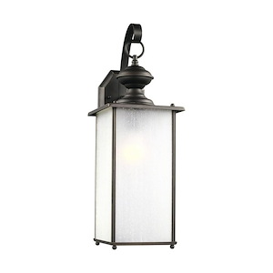 Sea Gull Lighting-Jamestowne-100W One Light Outdoor Wall Lantern in Transitional Style-7 Inch wide by 20.25 Inch high
