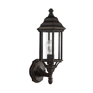 Sea Gull Lighting-Sevier-One Light Outdoor Small Wall Lantern in Traditional Style-6.5 Inch wide by 16.25 Inch high