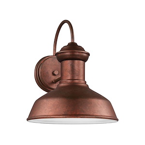 Sea Gull Lighting-Fredricksburg-One Light Small Outdoor Wall Lantern in Traditional Style-10 Inch wide by 11.98 Inch high
