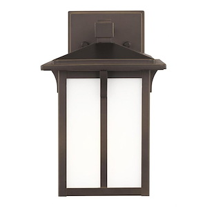 Sea Gull Lighting-Tomek-1 Light Small Outdoor Wall Lantern-6.75 Inch wide by 10.63 Inch high