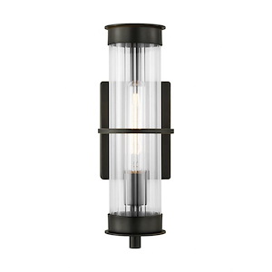Alcona-1 Light Medium Outdoor Wall Lantern In Transitional Style-14.88 Inch Tall and 5 Inch Wide - 1286205