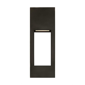 Testa-18W 2 LED Medium Outdoor Wall Lantern In Modern Style-16 Inch Tall and 5.75 Inch Wide - 1286103