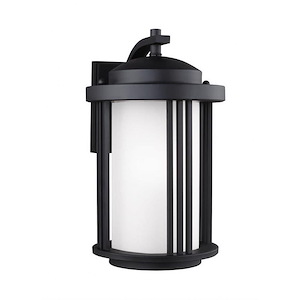 Sea Gull Lighting-Crowell-One Light Medium Outdoor Wall Lantern Darksky Compliant in Contemporary Style-9 Inch wide by 14.88 Inch high - 692120