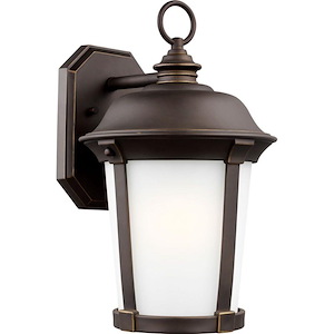 Calder-75W One Light Outdoor Large Wall Lantern made with StoneStrong for Coastal Environments - 692118