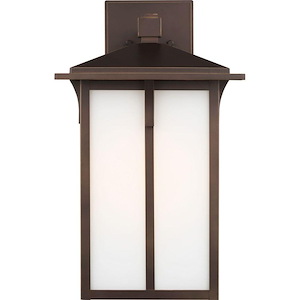 Tomek-1 Light Large Outdoor Wall Lantern-10.5 Inch wide by 18 Inch high - 1002182
