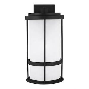 Sea Gull Lighting-Wilburn-1 Light Large Outdoor Wall Lantern Darksky Compliant-10 Inch wide by 20 Inch high - 930505