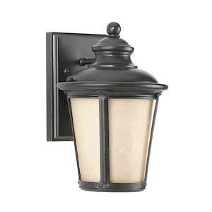Sea Gull Lighting-Cape May-1 Light Small Outdoor Wall Lantern Darksky Compliant in Traditional Style-7 Inch wide by 10.5 Inch high