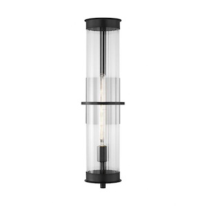 Alcona-1 Light Extra Large Outdoor Wall Lantern In Transitional Style-24 Inch Tall and 6.13 Inch Wide