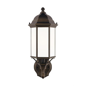 Sea Gull Lighting-Sevier-1 Light Medium Outdoor Wall Lantern in Traditional Style-8.13 Inch wide by 19.38 Inch high - 930909