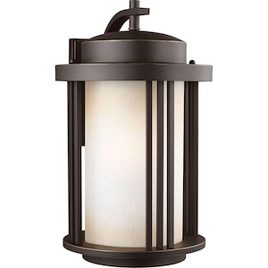 Crowell-One Light Large Outdoor Wall Lantern in Contemporary Style-12 Inch wide by 19.56 Inch high - 494301