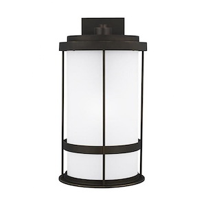 Sea Gull Lighting-Wilburn-1 Light Extra Large Outdoor Wall Lantern-12.63 Inch wide by 24 Inch high - 1002186