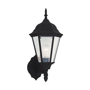 Sea Gull Lighting-Windgate-One Light Outdoor Wall Lantern in Traditional Style-8 Inch wide by 17 Inch high