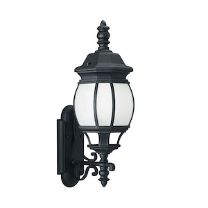 Sea Gull Lighting-Wynfield-100W One Light Outdoor Wall Lantern in Traditional Style-7.75 Inch wide by 23.5 Inch high