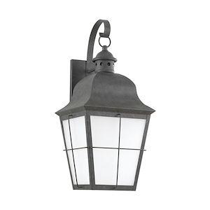 Sea Gull Lighting-Chatham-100W One Light Outdoor Wall Lantern in Traditional Style-9.25 Inch wide by 21 Inch high