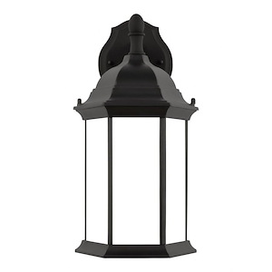 Sea Gull Lighting-Sevier-1 Light Medium Outdoor Downlight Wall Lantern in Traditional Style-8.13 Inch wide by 15.88 Inch high - 930904