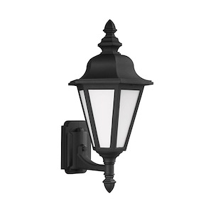 Sea Gull Lighting-Brentwood-100W One Light Outdoor Medium Wall Lantern in Traditional Style-10.25 Inch wide by 19.75 Inch high - 561365