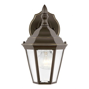 Sea Gull Lighting-Bakersville-1 Light Small Outdoor Wall Lantern in Traditional Style-6.5 Inch wide by 11 Inch high - 930865