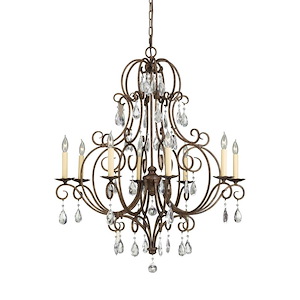 Feiss Lighting-Chateau Chandelier 8 Light