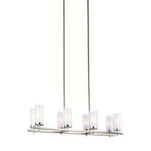 Feiss Lighting-Jonah-Eight Light Island in Period Uptown Style-9 Inch Wide by 9 Inch High - 1276537