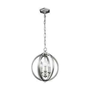 Feiss Lighting-Corinne-Mini-Pendant 3 Light in Transitional Style-11.25 Inch Wide by 14 Inch High