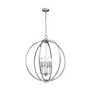 Feiss Lighting-Corinne-Pendant 6 Light in Transitional Style-24.5 Inch Wide by 27.88 Inch High - 1286193