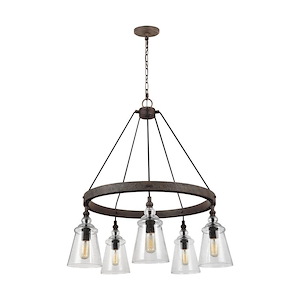 Feiss Lighting-Loras-5 Light Chandelier in Traditional Style-28.63 Inch Wide by 35 Inch High - 1214109