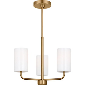 Rhett - 3 Light Small Chandelier In Modern Style-14.13 Inches Tall and 18 Inches Wide - 1326569
