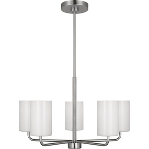 Rhett - 5 Light Medium Chandelier In Modern Style-14.13 Inches Tall and 24 Inches Wide - 1326611