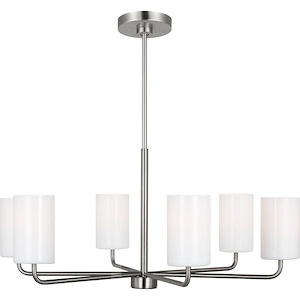 Rhett - 6 Light Large Chandelier In Modern Style-14.13 Inches Tall and 32 Inches Wide - 1326612