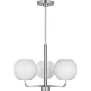 Rory - 3 Light Small Chandelier In Modern Style-14.13 Inches Tall and 21 Inches Wide - 1326776