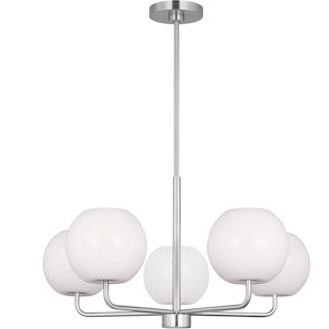 Rory - 5 Light Medium Chandelier In Modern Style-14.13 Inches Tall and 26.88 Inches Wide - 1327095