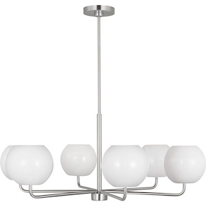 Rory - 6 Light Large Chandelier In Modern Style-14.13 Inches Tall and 35 Inches Wide - 1326570