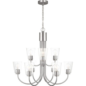 Miles - 9 Light Chandelier-27.25 Inch Tall and 29 Inch Wide - 1375284