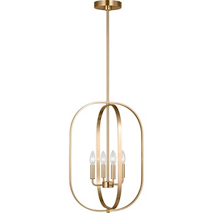 Loretto - 4 Light Chandelier-23 Inch Tall and 15.75 Inch Wide - 1375296