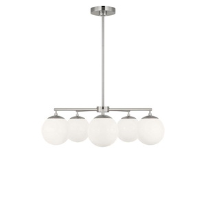 Nube - 5 Light Chandelier-7.75 Inch Tall and 26 Inch Wide - 1394978