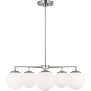 Nube - 5 LED Chandelier-7.75 Inch Tall and 26 Inch Wide - 1395014