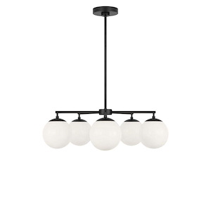 Nube - 5 Light Chandelier-7.75 Inch Tall and 26 Inch Wide - 1394978
