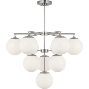 Nube - 10 LED Chandelier-19.13 Inch Tall and 26 Inch Wide - 1394922