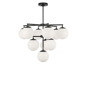 Nube - 10 Light Chandelier-19.13 Inch Tall and 26 Inch Wide - 1395165