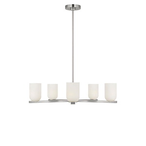 Neblina - 5 Light Chandelier-5.88 Inch Tall and 27.5 Inch Wide - 1395132