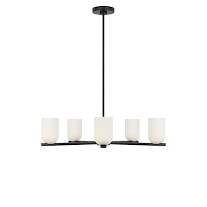 Neblina - 5 Light Chandelier-5.88 Inch Tall and 27.5 Inch Wide - 1395132