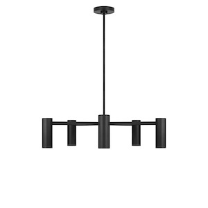Zentro - 5 Light Chandelier-6.75 Inch Tall and 29 Inch Wide - 1395027