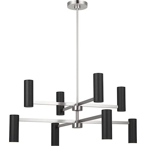 Zentro - 8 LED Chandelier-15.63 Inch Tall and 36 Inch Wide - 1395091