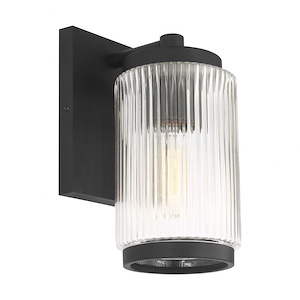 Ronde - 1 Light Small Outdoor Wall Lantern-10 Inch Tall and 5 Inch Wide - 1375306