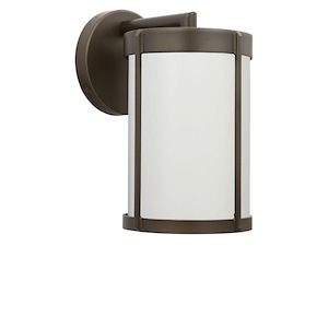 Luning - 1 LED Outdoor Small Wall Lantern-10 Inch Tall and 6.13 Inch Wide - 1409385
