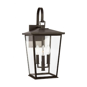 Linton - 3 Light Large Outdoor Wall Lantern-20.25 Inch Tall and 9.75 Inch Wide - 1375338