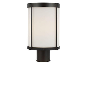 Luning - 1 Light Outdoor Post Lantern-13.38 Inch Tall and 8.12 Inch Wide - 1409392