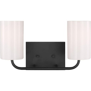 Rhett - 2 Light Medium Bath Vanity In Modern Style-8.88 Inches Tall and 15 Inches Wide - 1326992
