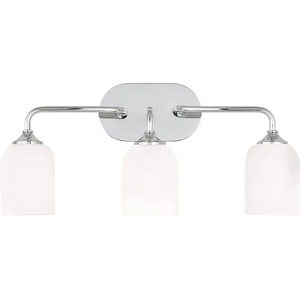Emile - 3 Light Large Bath Vanity In Traditional Style-9.5 Inches Tall and 22 Inches Wide - 1326643